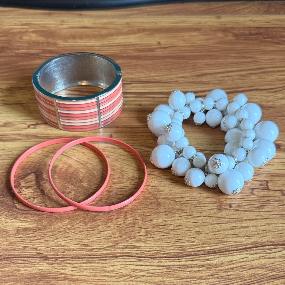 Bracelet Bundle - New York & Co Hinge Bangle Plus 2 Others